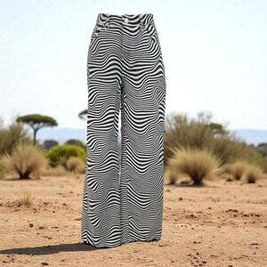 Forever 21 Zebra Pants 29 Y2K Streetwear Baddie Safari Festival Coastal Chic‎